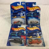 Lot of 4 Pieces Collector New in Package Hot wheels 1/64 Scale Die-cast Metal & Plastic Parts