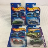 Lot of 4 Pieces Collector New in Package Hot wheels 1/64 Scale Die-cast Metal & Plastic Parts