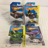 Lot of 4 Pieces Collector New in Package Hot wheels 1/64 Scale Die-cast Metal & Plastic Parts