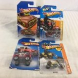 Lot of 4 Pieces Collector New in Package Hot wheels 1/64 Scale Die-cast Metal & Plastic Parts