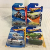 Lot of 4 Pieces Collector New in Package Hot wheels 1/64 Scale Die-cast Metal & Plastic Parts