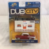 Collector Jada Toys Dub City 100% DieCast Metal 1/64 Scale '57 Chevy Bel Air Car