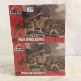 Lots of 2 Collector New Sealed Airfix WWII Afrika Corps 1:32 Scale Figure