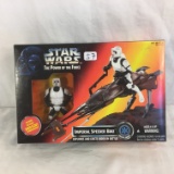 Collector Star Wars The Power Of The Force Imperial Speeder Bike Box Size: 9x6