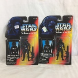 Lots of 2 Collector 1995 Kenner Star Wars The Power Of The Force Tie Fighter Pilot 4