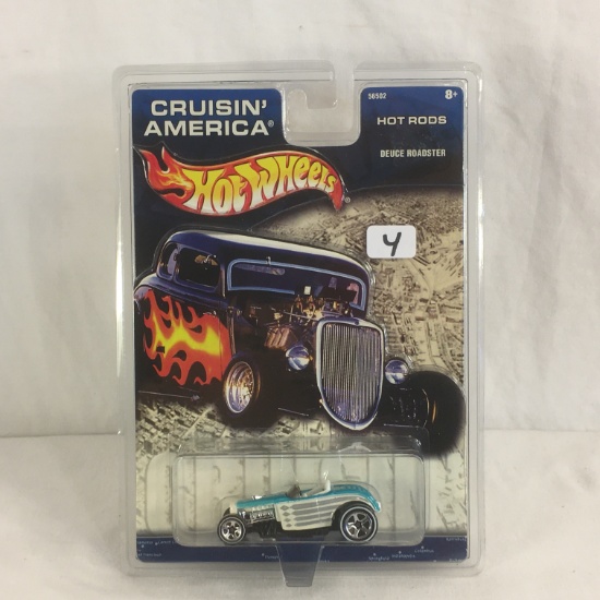 NIP Collector Hot wheels Cruisin America Hot Rods Deuce Roadster  1/64 Scale DieCast