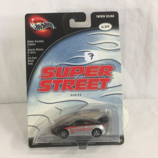 NIP Collector Hot wheels Toyota Celica No.3/4 Super Street 1/64 Scale DieCast Metal