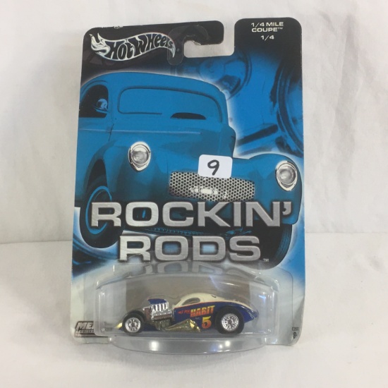 NIP Collector Hot wheels 1/4 Mile Coupe 1/4 Rockin' Rods 1/64 Scale DieCast Metal