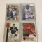 Lot of 4 Pieces Collector Sport Baseball Trading Cards Autographed Cards Assorted Players