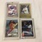 Lot of 4 Pieces Collector Sport Baseball Sport Trading Cards Assorted Players & Sport Cards