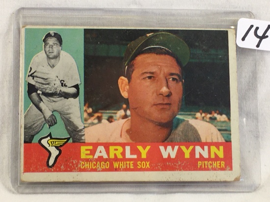 Collector Vintage T.C.G. Sport Baseball Trading Card Early Wynn #1 Chicago White Sox Card