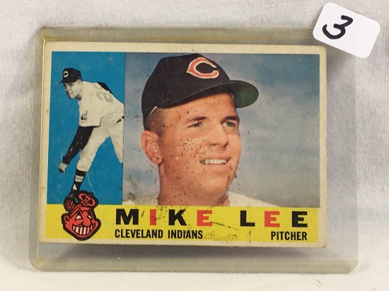 Collector Vintage T.C.G. Sport Baseball Trading Sport Card Mike Lee #521 Cleve. Indians