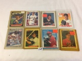 Lot of 8 Pieces Collector Sport Baseball  Some Vintage Assorted Players and Sport Cards