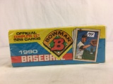 Collector New Sealed Plastic 1990 Bowman Baseball Official Complete Set 528 Sport Cards