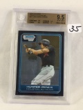 Collector Graded 2006 Bowman Prospects Chrome #BC129 Hunter Pence 9.5 GEM Mint