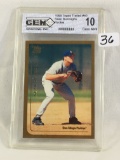 Collector Graded GEM 1999 Topps Traded #40 Sean Burroughs Rookie Gem Mint 10 Car