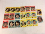 Lot of 20 Pieces Collector Vintage T.C.G. Sport Baseball Sport Cards Assorted Players & Cards