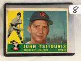 Collector Vintage T.C.G. Sport Baseball Trading Card John Tsitouris #497 K.C. Athletics Card