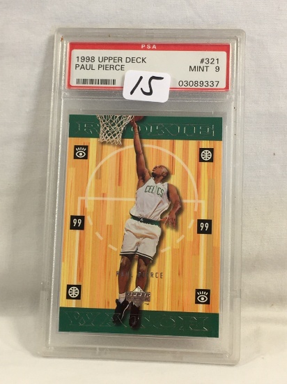 Collector PSA 1998 Upper Deck Paul Pierce #321 Mint 9 #03089337 Sports Card