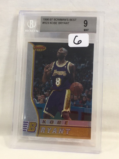 Collector Beckett 1996-97 Bowmans Best Kobe Bryant #R23 L.A. Lakers 9 Mint Sports Card