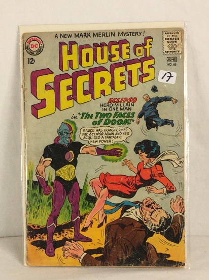 Collector Vintage DC, Comics House Of Secrets Comic Book No.66