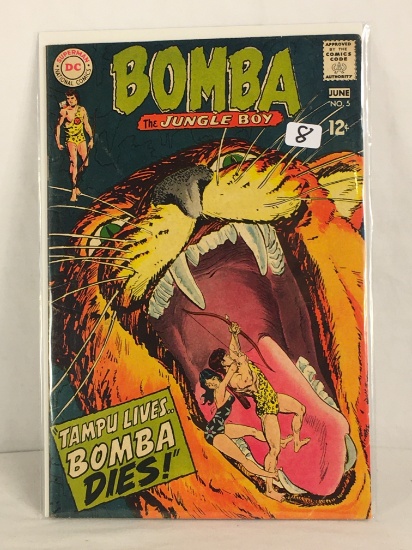 Collector Vintage DC, Comics Bomba The Jungle Boy Comic Book No.5