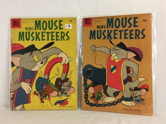 Lot's of 2 Collector Vintage Dell Comics M.G.M.S. Mouse Musketeers   Comic Books