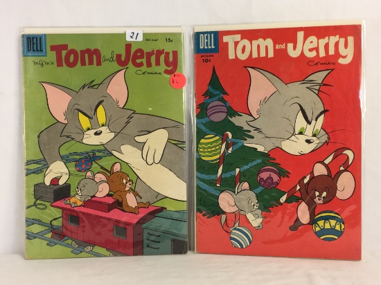 Lot's of 2 Collector Vintage Dell Comics M.G.M.'s Tom And Jerry Comic Books