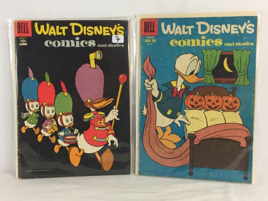 Lot's of 2 Collector Vintage Dell Comics Walt Disney's Comics And Stories Comic Books  #210.217