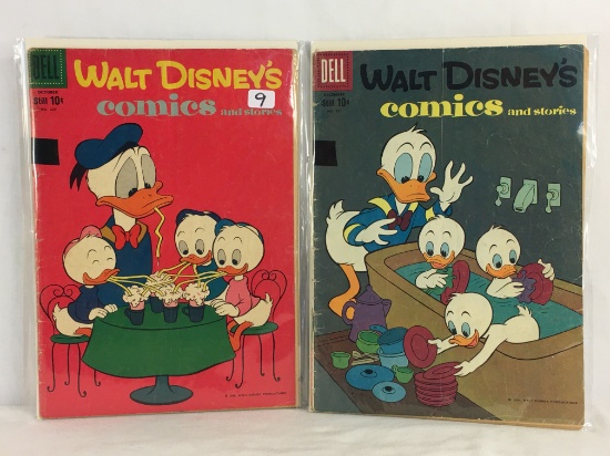 Lot's of 2 Collector Vintage Dell Comics Walt Disney's Comics And Stories Comic Books  # 229.231