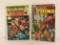 Lot of 2 Collector Vintage Marvel Comics Marvel Two in One Comic No.9.70