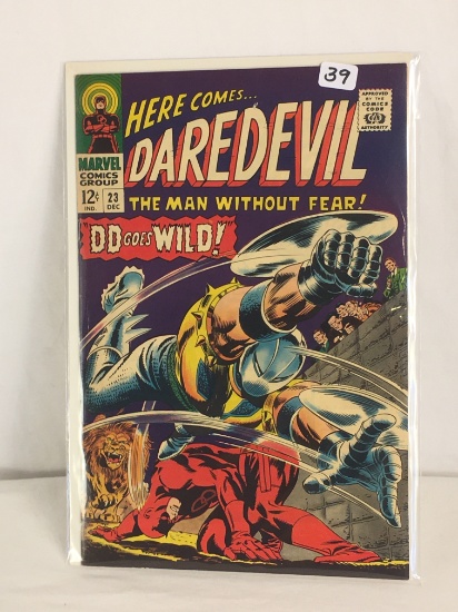 Collector Vintage Marvel Comics Daredevil The Man Without Fear Comic Book No.23