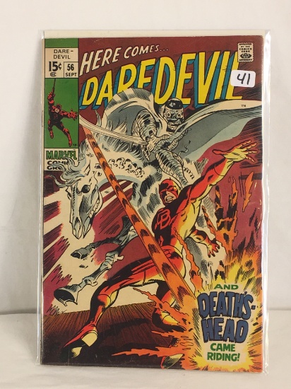 Collector Vintage Marvel Comics Daredevil The Man Without Fear Comic Book No.56