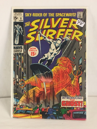 Collector Vintage Marvel Comics The Silver Surfer Comic Book No.8