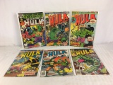 Lot Of 6 Collector Vintage Marvel Comics The Incredible Hulk Comic Book No.9.175.184.186.204.228