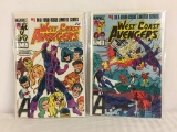 Lot of 2 Collector Vintage Marvel Comics West Coat Avengers Comic Book No.1.4