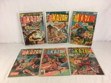 Lot of 6 Collector Vintage Marvel Comics Kazar Comic Book No.4.9.10.11.17.19