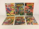 Lot of 6 Collector Vintage Marvel Comics The Amazing Spider-Man Comic No.5.124.141.142.147.154