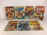 Lot of 7 Collector Vintage Marvel Comics The Human Fly Comic Book No.1.2.3.8.9.10.12