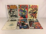 Lot of 6 Collector Vintage Marvel Comics Alpha Flight Comic Book No.3.4.5.6.7.9