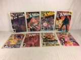 Lot of 8 Collector Vintage Marvel Comics The Uncanny X-Men  No.198.201.202.203.204.205.206.208