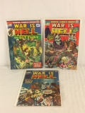 Lot of 3 Collector Vintage Marvel Comics War Is Hell Comic Book No.7.9.11