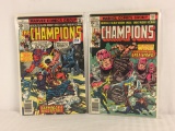 Lot of 2 Collector Vintage Marvel Comics The Champions Comic No.16.17