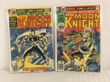 Lot of 2 Collector Vintage Marvel Comics The Moon Knight Comic No.28.29