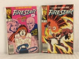 Lot of 2 Collector Vintage Marvel Comics Firestar Comic No.1.2