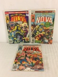 Lot of 3 Collector Vintage Marvel Comics The Man Called Nova Comic No.6.7.8