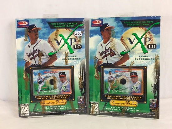 Collector NIB Factory Sealed Donruss First Ever CD Rom Trading Cards Greg Maddua Inaugural Edition