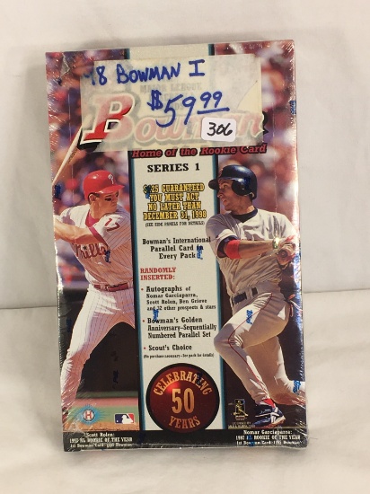 Collector NIB Factory Sealed 1998 Home Of The Rookie Baseball  Trading Cards Series 1