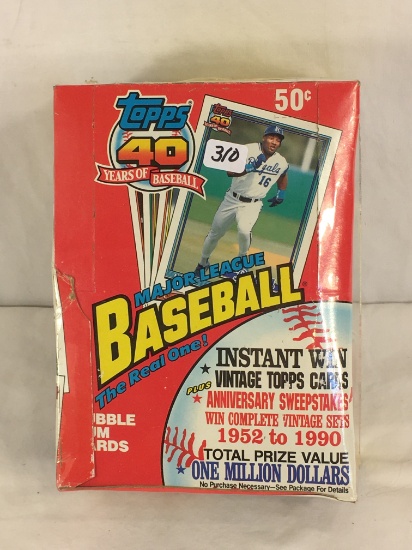 Collector NIB Factory Sealed Topps 1991 40 Years Of Baseball Major League Trading Cards