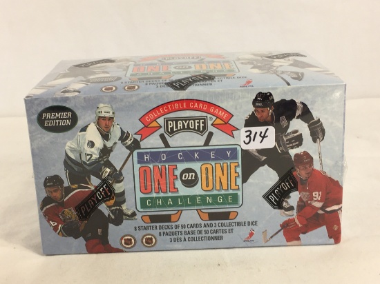 Collector NIB Factory Sealed Play Off Premier Edition Hockey One On One  Trading Cards